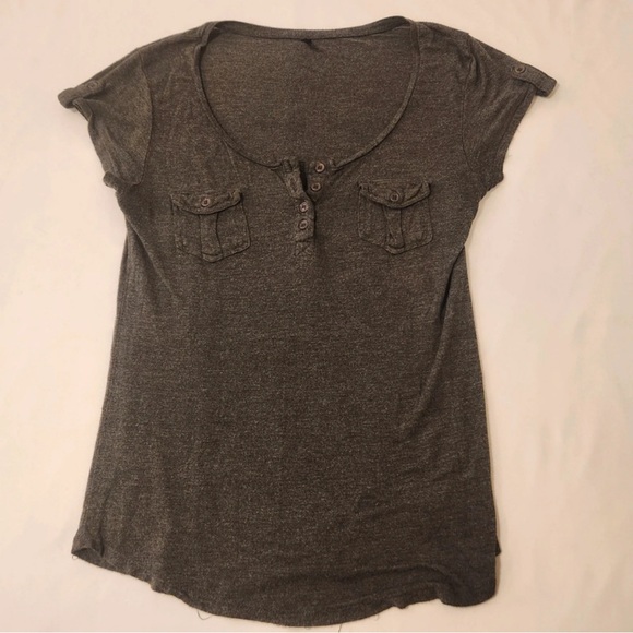 Splash Dark Gray Short Sleeve Tee - Picture 1 of 3